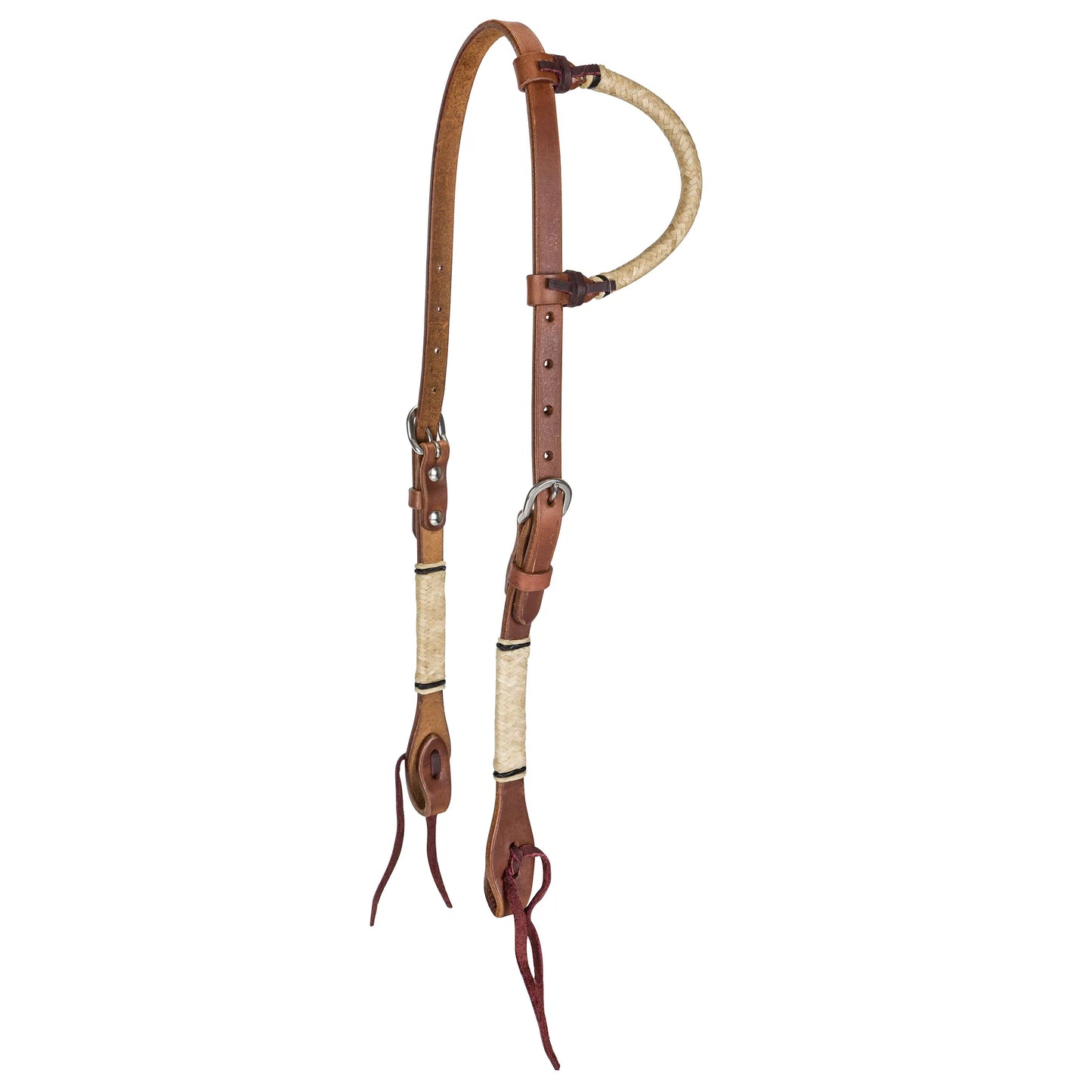 TABELO One Ear Headstall with Rawhide Knotting