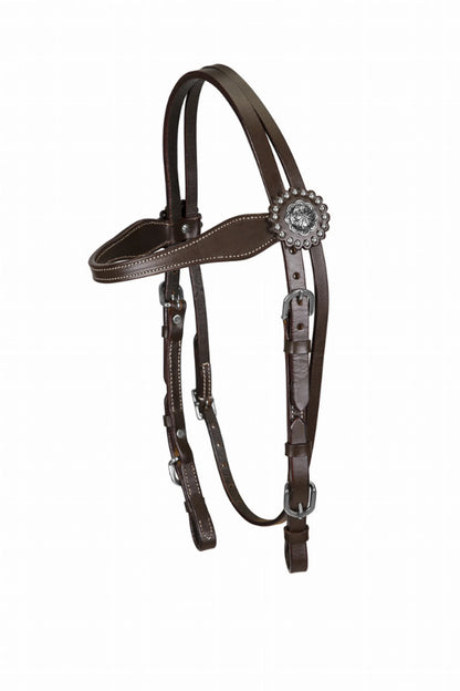 TuffRider Western Browband Concho Headstall