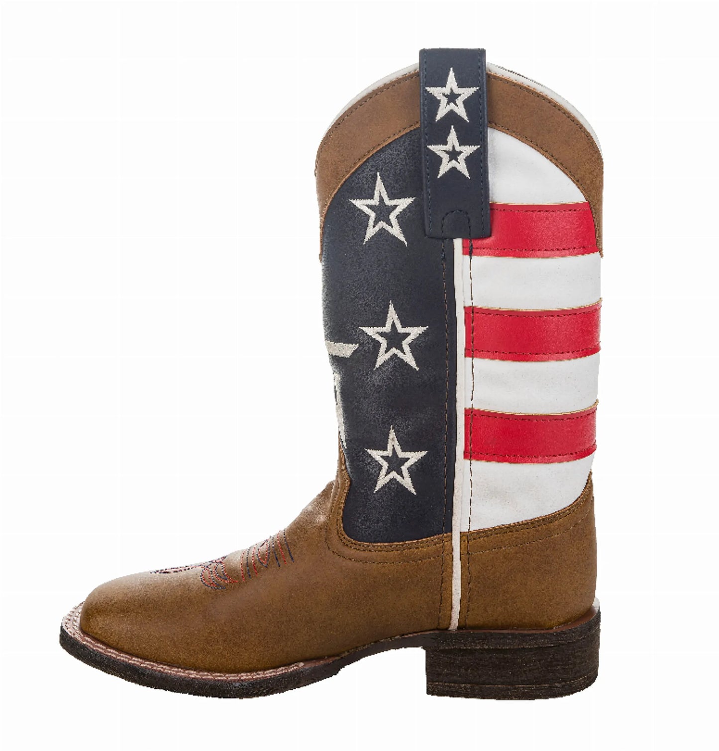 TuffRider Kids American Flag Cowboy Western Boots