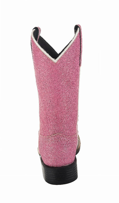 Tuffrider Children's Pink Glitter Western Boot