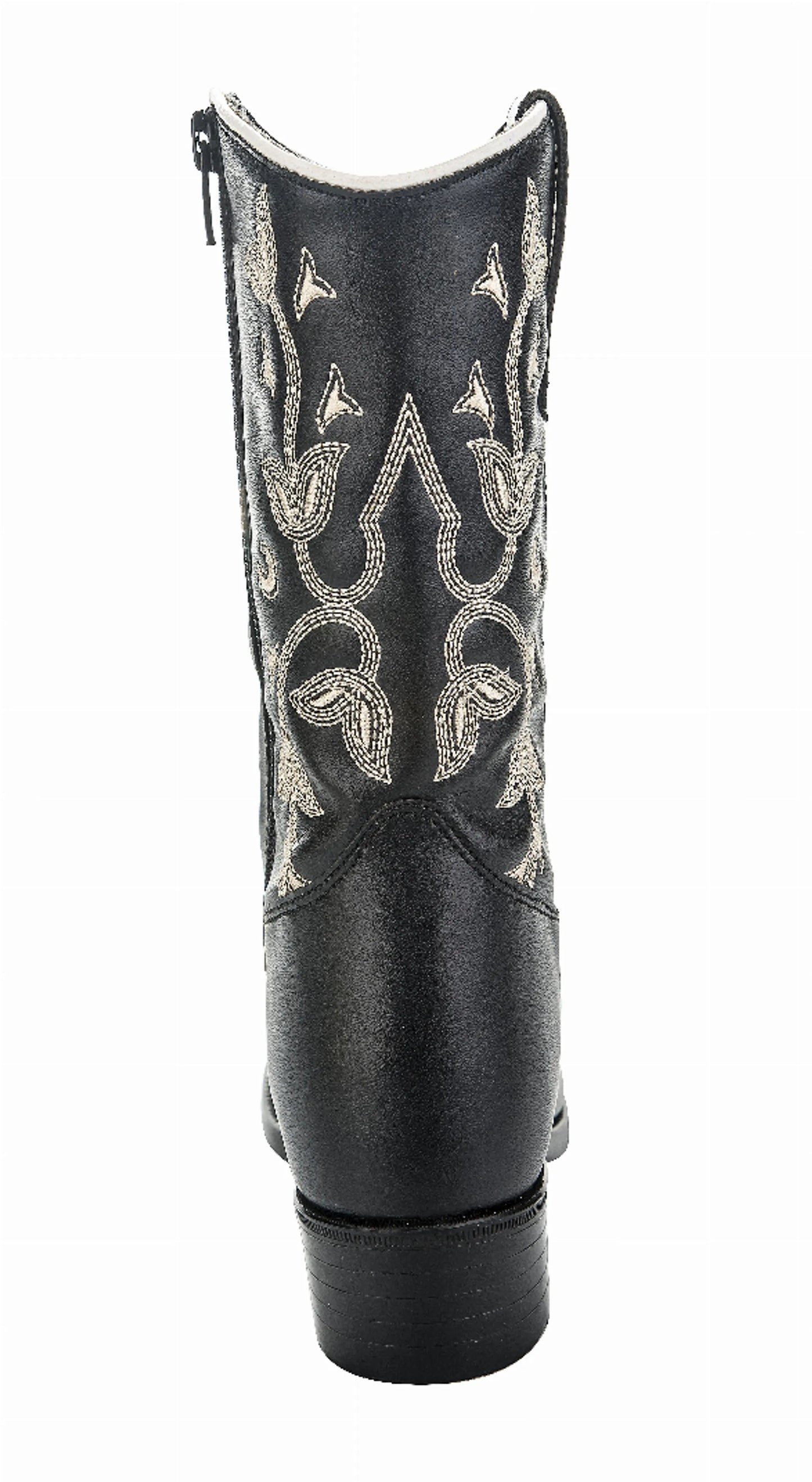 TuffRider Youth Black Floral Western Boot