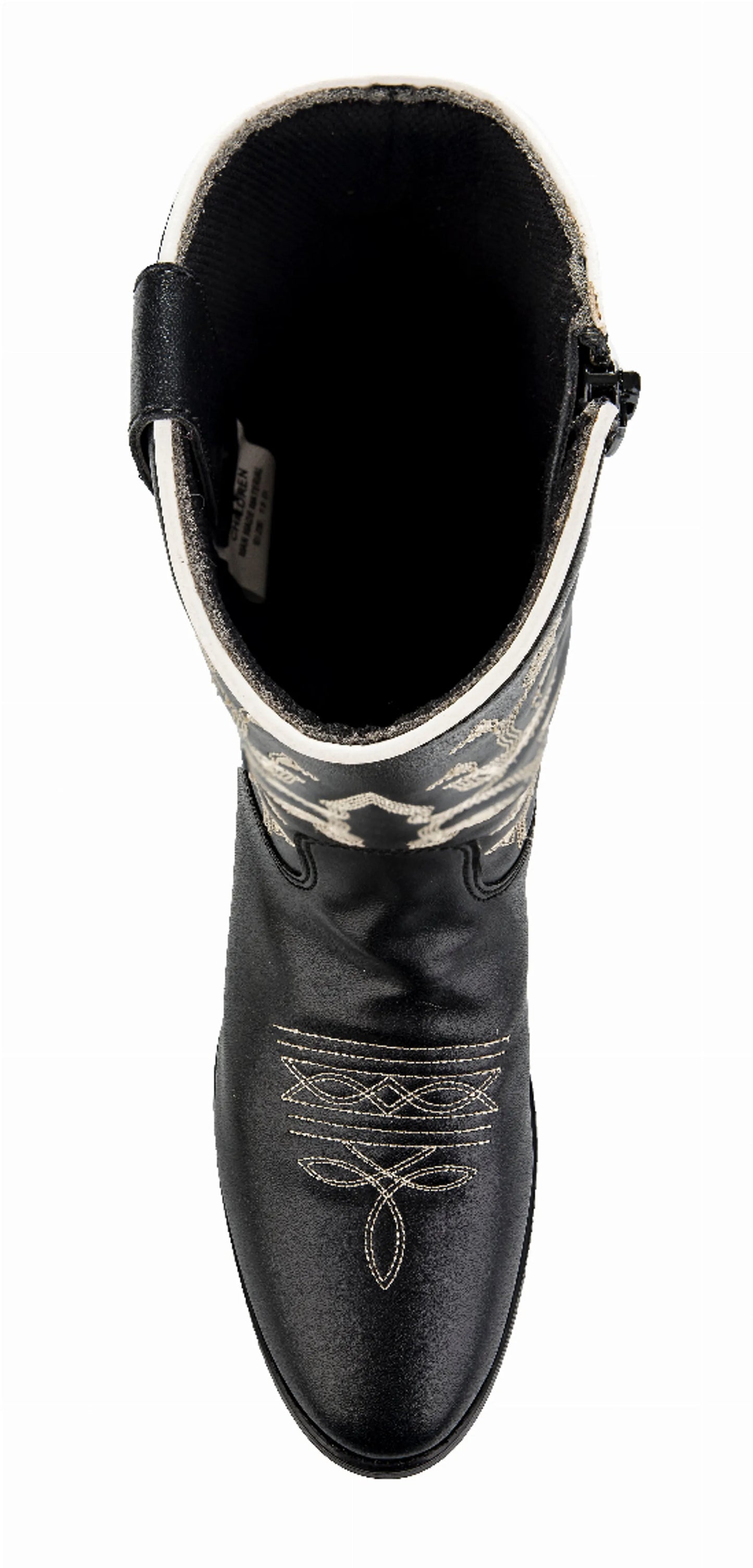 TuffRider Youth Black Floral Western Boot