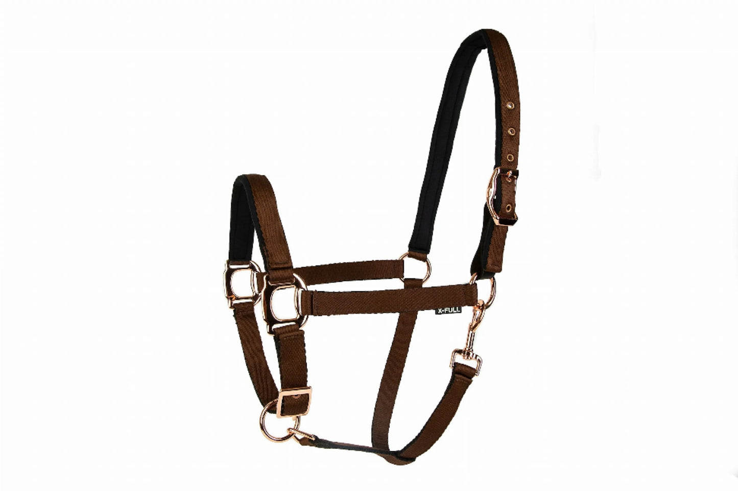 Lettia Rosegold Padded Leather Breakaway Halter