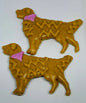 Peanut Butter Golden Retriever Dog Cookie