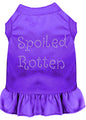 Pet Dog & Cat Dress Rhinestone, "Spoiled Rotten"