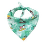 Pet summer mouth towel Single print dog cat Triangle towel Pet beach travel outdoor series