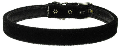 Dog, Puppy & Pet Plain Collar, "3/8" Velvet"