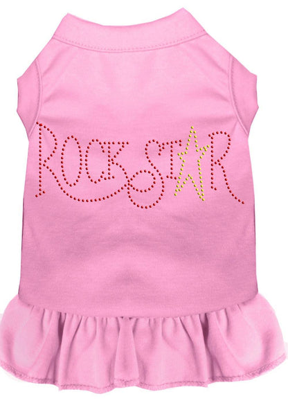 Pet Dog & Cat Dress Rhinestone, "RockStar"