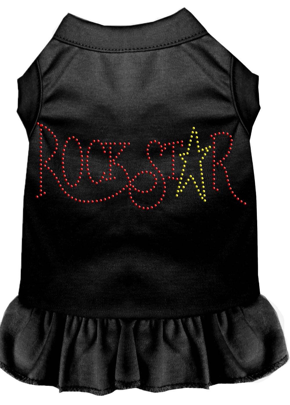 Pet Dog & Cat Dress Rhinestone, "RockStar"