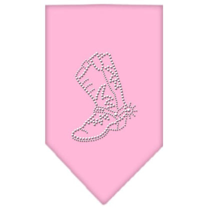 Pet and Dog Bandana Rhinestone, "Boot"