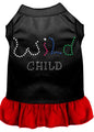 Pet Dog & Cat Dress Rhinestone, "Wild Child"