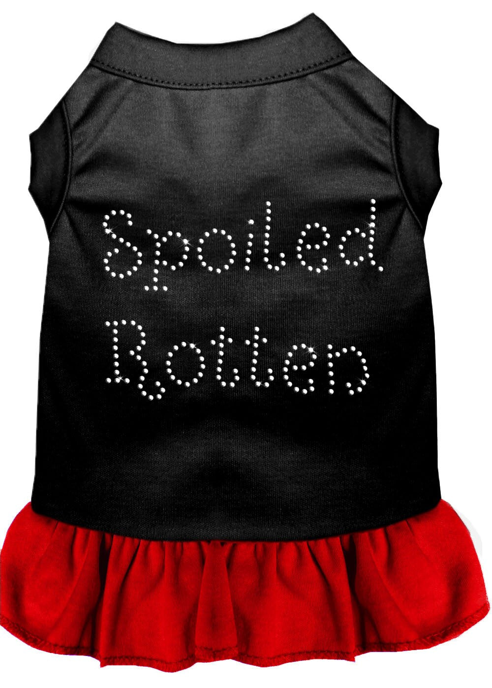 Pet Dog & Cat Dress Rhinestone, "Spoiled Rotten"