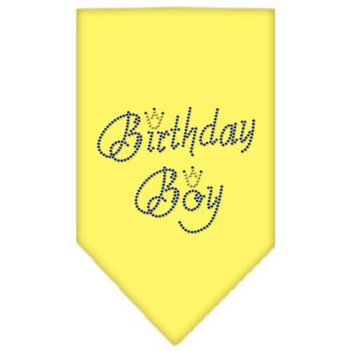 Pet and Dog Bandana Rhinestone, "Birthday Boy"