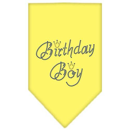 Pet and Dog Bandana Rhinestone, "Birthday Boy"