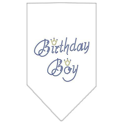 Pet and Dog Bandana Rhinestone, "Birthday Boy"